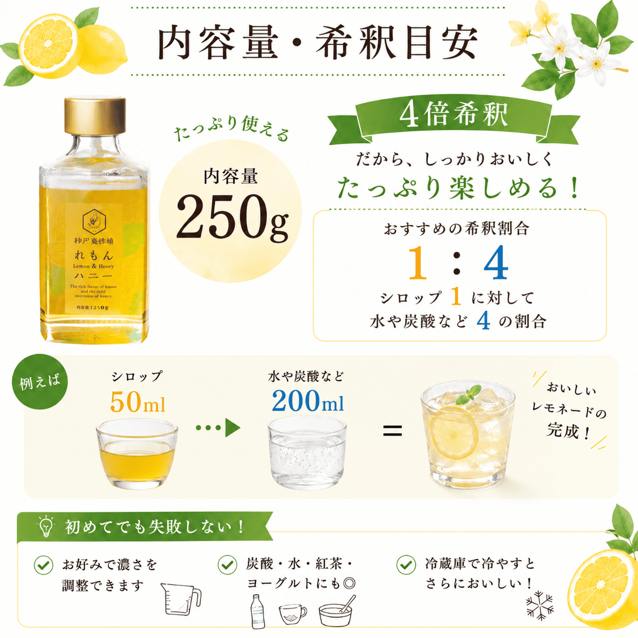 れもん＆ハニー(果汁入り蜂蜜)
