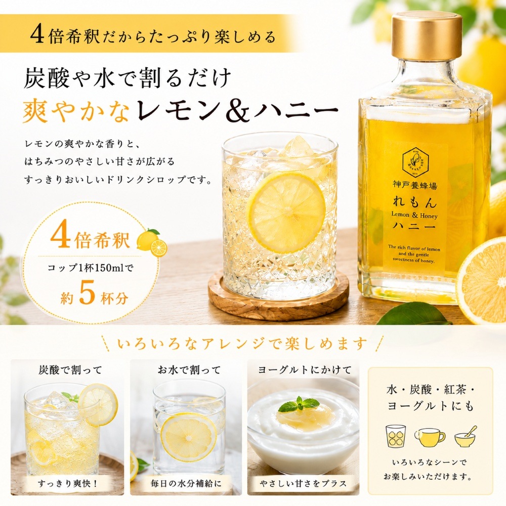 れもん＆ハニー(果汁入り蜂蜜)