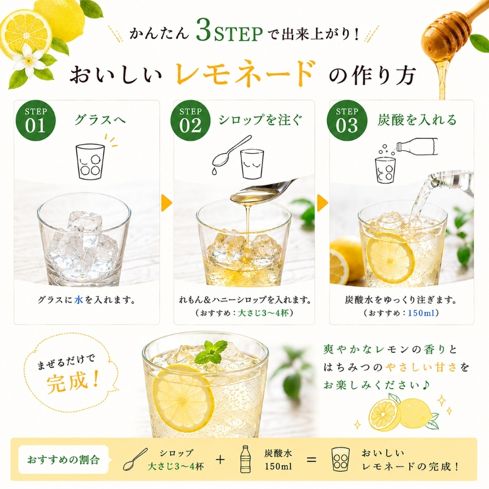 れもん＆ハニー(果汁入り蜂蜜)
