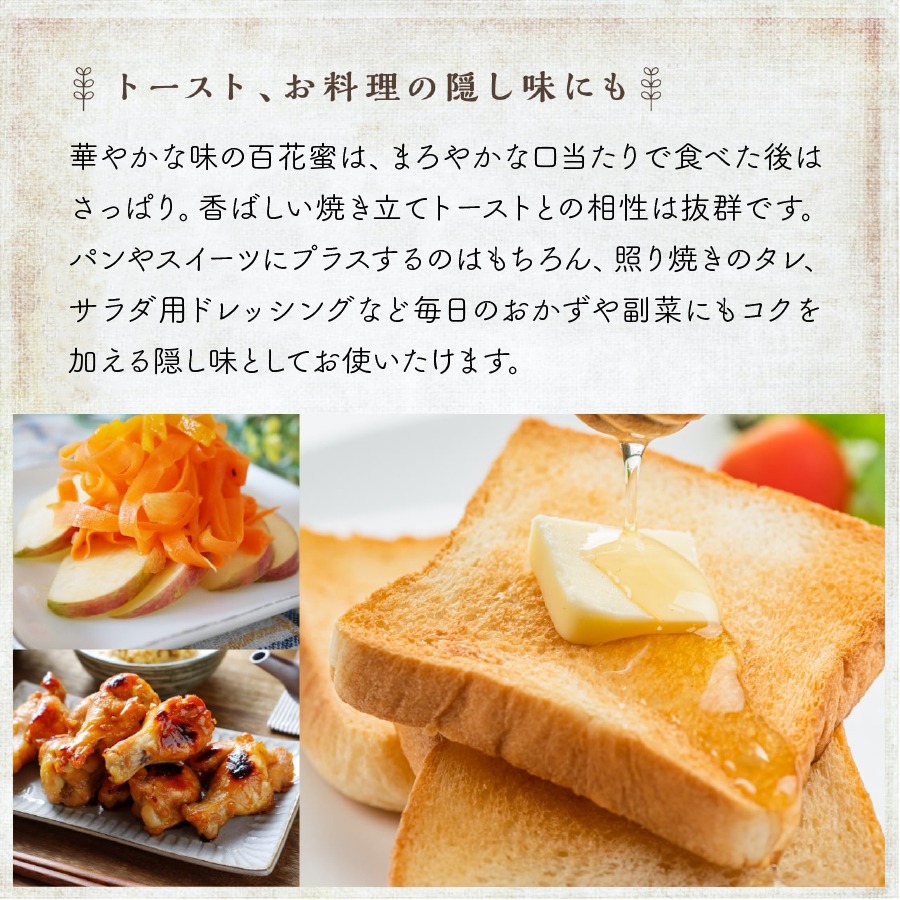 国産純粋蜂蜜エコパック百花蜜450g