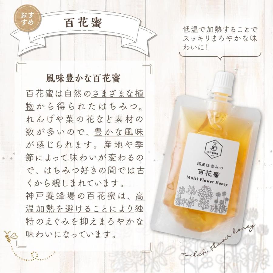 【送料無料】国産百花蜜 エコパック3本セット