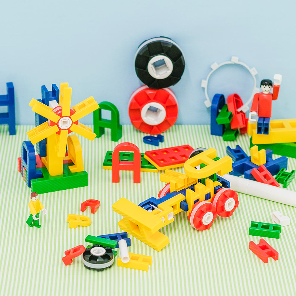 リブロック 創造性育む基本セット L | あそぶ・よむ | こべっこ