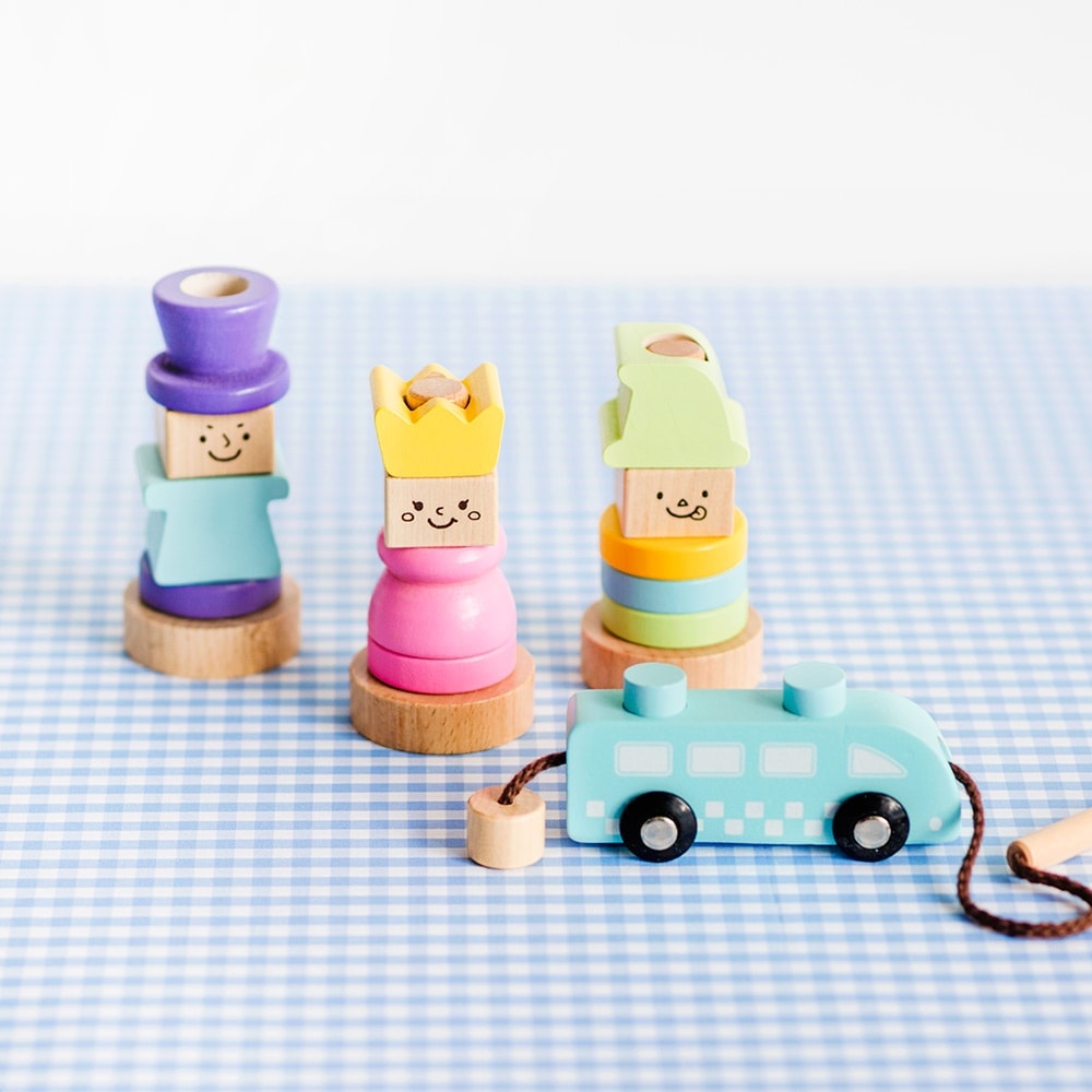 ウッディプッディ きせかえつみき お出かけセット | あそぶ・よむ | こ