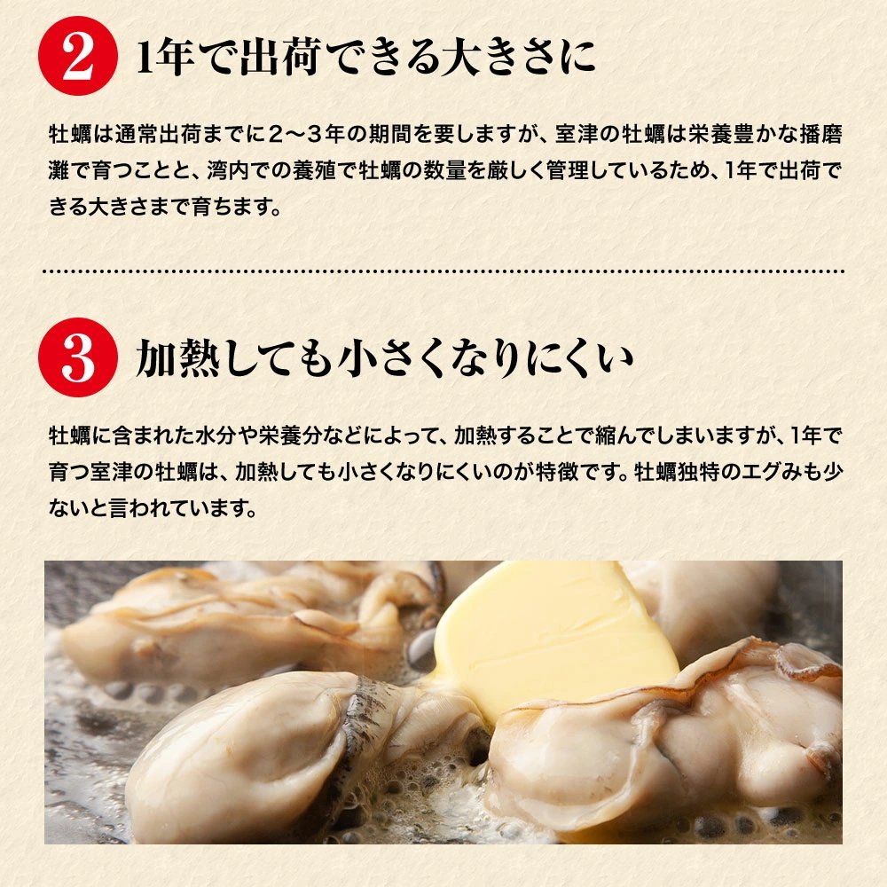 兵庫県室津産殻付き牡蠣カンカン焼きセット　1.5kg【送料無料】お取り寄せ　ギフト　のし対応