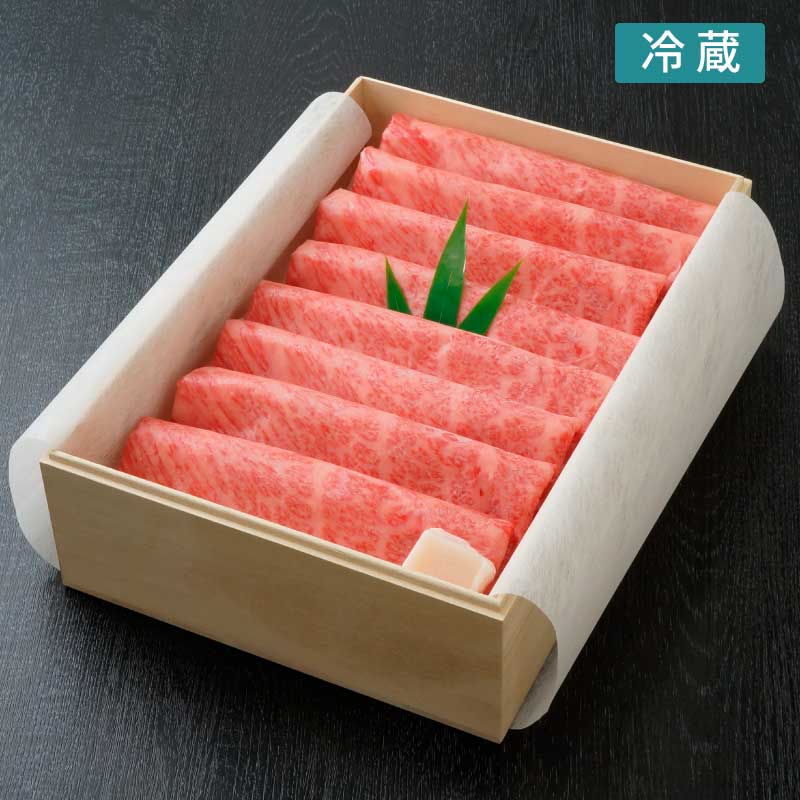 高級桐箱入りギフトでお届け｜森谷商店最高級の五つ星神戸牛ロースすき焼き