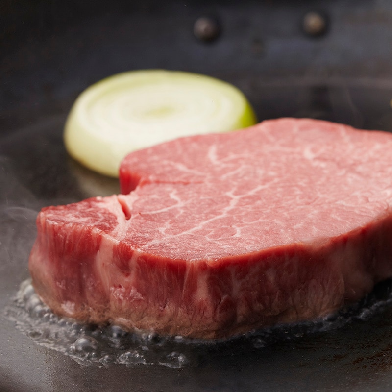 ■森谷の肉■黒毛和牛ヒレステーキ　【ご贈答に老舗が厳選した黒毛和を牛　部位の中でもっとも柔らかなヒレ】（冷蔵）