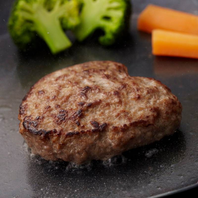 [おそうざい]森谷のハンバーグ【希少部位を使ったこだわり素材が旨みをアップ　かわいいハート型が大人気！】（冷凍）