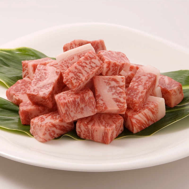 ■森谷の肉■黒毛和牛サイコロステーキ　【旨みたっぷりジューシーな一口サイズの厚みがあるステーキ　】（冷蔵）