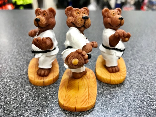 空手くまフィギュア 3体セット その他 格闘技プロショップ神戸イサミ