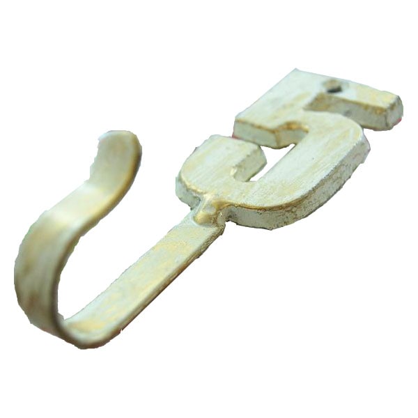 「０ １ ２ ３・・・９」 数字ひとつ、ひとつが 鋳物のフック「A」～「M」