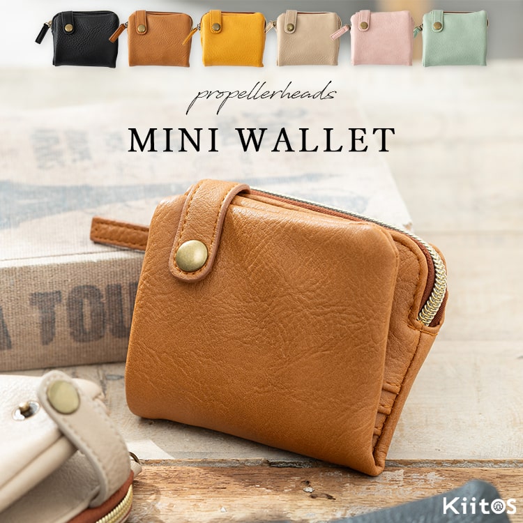 財布 レディース 二つ折り ブランド コンパクト 小銭入れ かわいい おしゃれ 大人 ファスナー 折りたたみ 学生 仕事 女性 ミニ財布 カードたくさん シンプル プレゼント ギフト