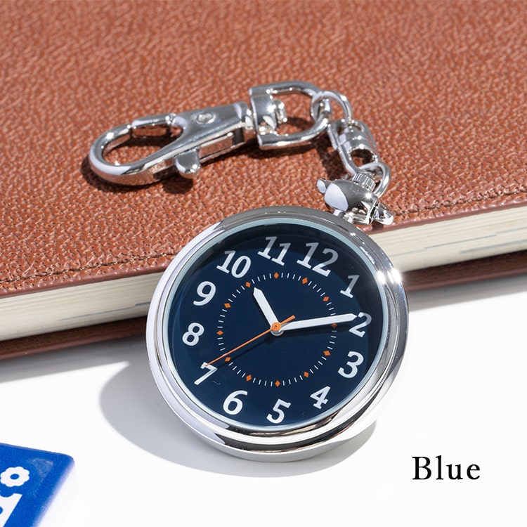 懐中時計 キーホルダー シンプル 時計 レディース キーチェーン
