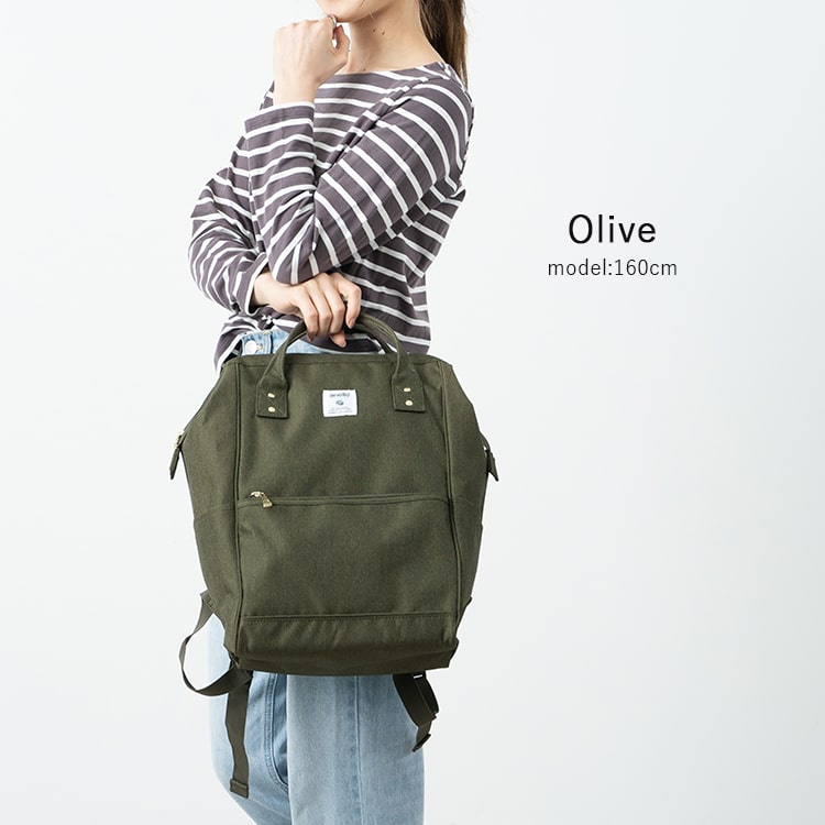 リュック レディース ブランド anello アネロ 大容量 撥水 口金 がま口