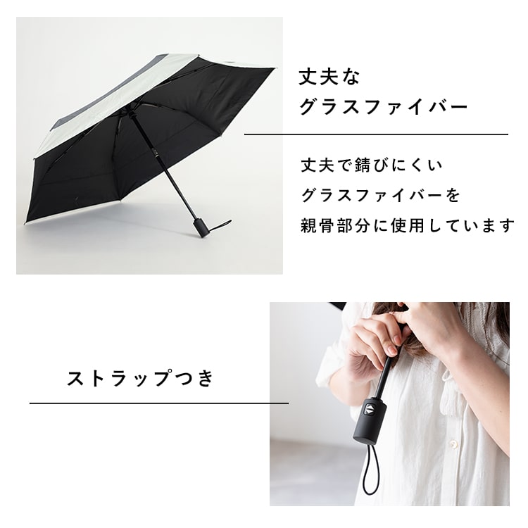 日傘 折りたたみ 自動開閉 レディース メンズ 遮光99.9％以上 UVカット 晴雨兼用 ブランド コンパクト 遮熱 撥水加工 upf50+ かわいい おしゃれ 日焼け対策 紫外線対策 6本骨 55cm 無地 バイカラー プレゼント ギフト