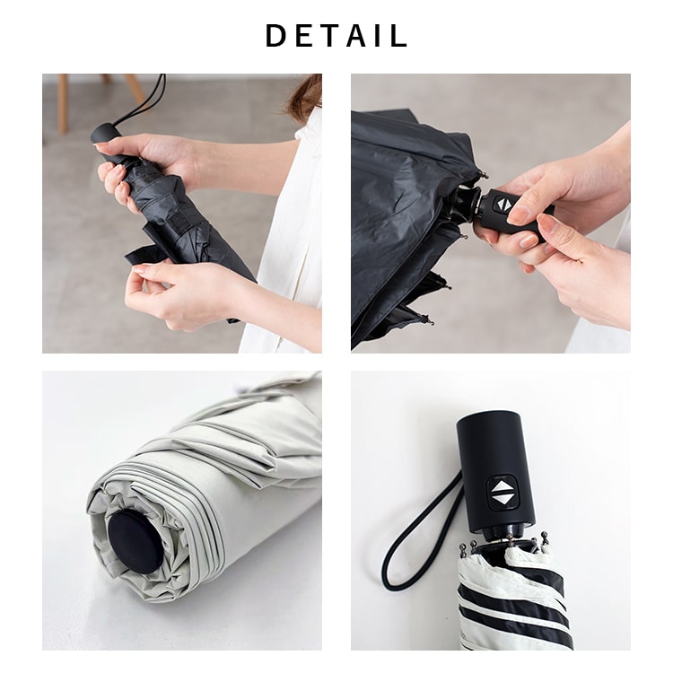 日傘 折りたたみ 自動開閉 レディース メンズ 遮光99.9％以上 UVカット 晴雨兼用 ブランド コンパクト 遮熱 撥水加工 upf50+ かわいい おしゃれ 日焼け対策 紫外線対策 6本骨 55cm 無地 バイカラー プレゼント ギフト