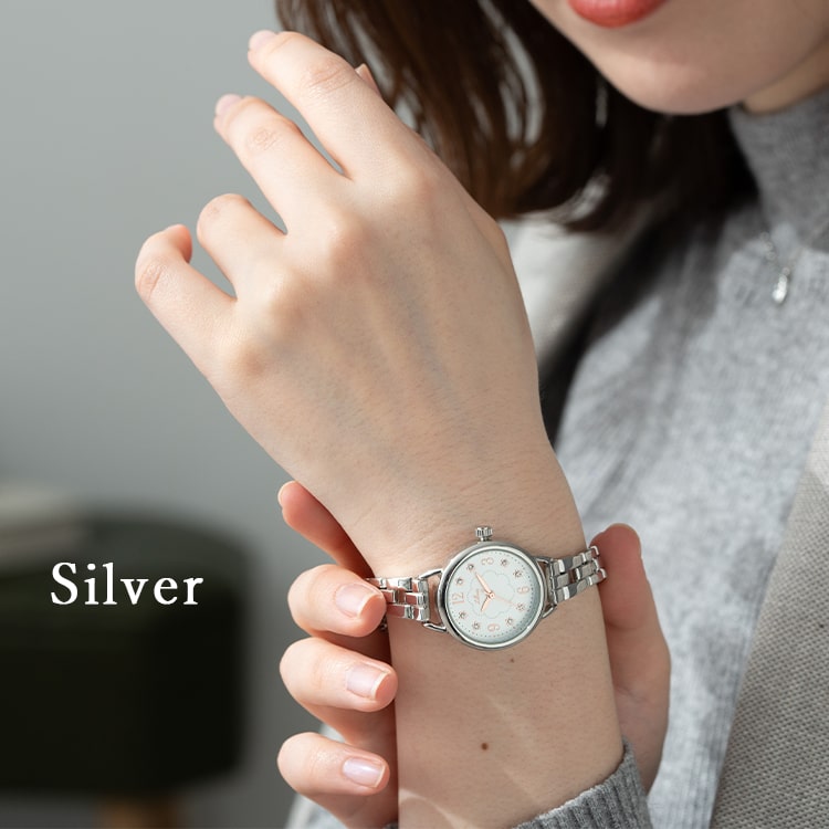 腕時計 レディース ニッケルフリー 金属アレルギー バックルベルト