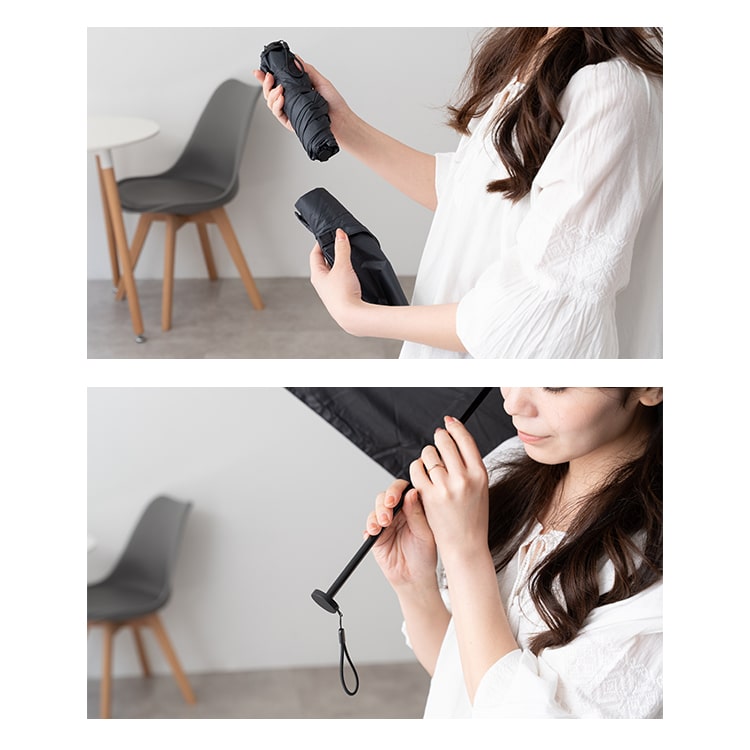 日傘 折りたたみ レディース メンズ 軽量 遮光99.9％以上 UVカット 晴雨兼用 ブランド コンパクト 遮熱 撥水加工 upf50+ かわいい おしゃれ 日焼け対策 紫外線対策 6本骨 50cm 無地 バイカラー プレゼント ギフト