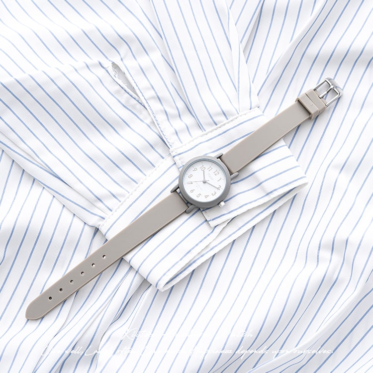 腕時計 レディース 3気圧防水 ニッケルフリー 金属アレルギー お肌に優しい シンプルウォッチ かわいい おしゃれ ブランド 見やすい 代 30代 40代 プレゼント ギフト 1年間のメーカー保証付 メール便送料無料 腕時計 ベルトタイプ ラバーベルト 神戸岡本kiitos