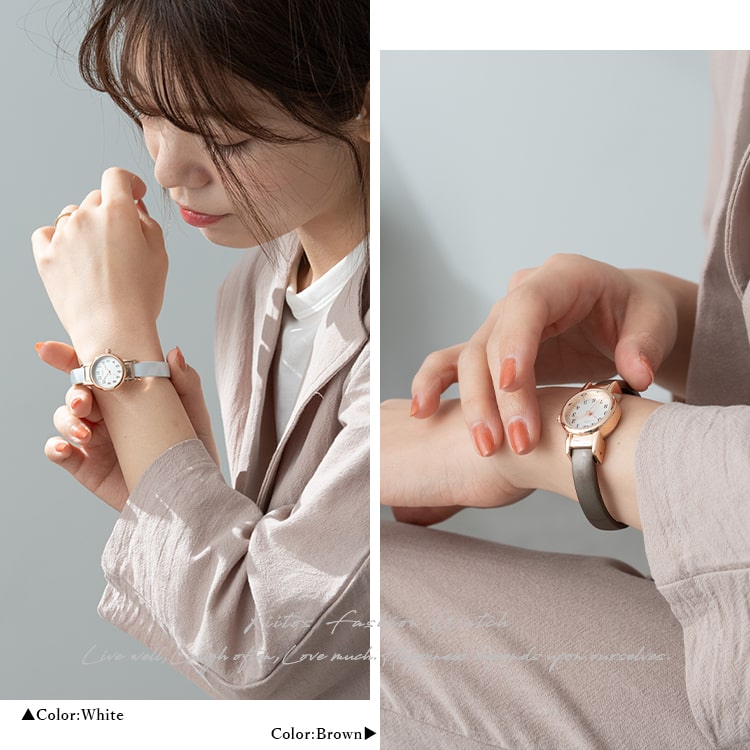 バングルの時計 腕時計 レディース バングルウォッチ メタリック塗装 ブランド 大人