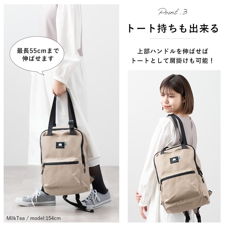 リュック レディース スカンジナビアンフォレスト SCANVINAVIAN FOREST ブランド 撥水 2way トートバッグ a4 pc 8ポケット スクエア 四角 大容量 軽い リュックサック 通勤 通学 旅行 マザーズリュック マザーズバッグ 北欧 大人 かわいい おしゃれ