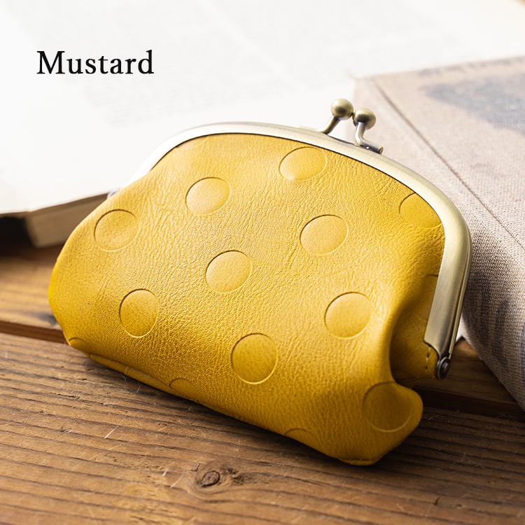 財布 レディース がま口 小さめ ドット 合皮 親子ガマ口 コンパクト かわいい おしゃれ 大人 ミニ財布 ウォレット ナチュラル 小銭入れ カード入れ プレゼント ギフト メール便送料無料