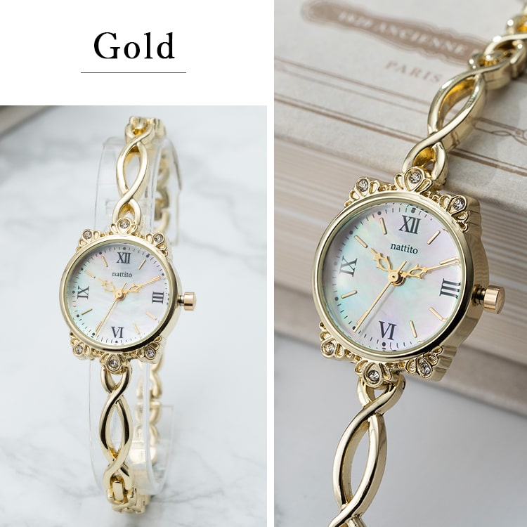 腕時計 レディース シェルダイアル 貝文字盤 ウォッチ ローマ数字