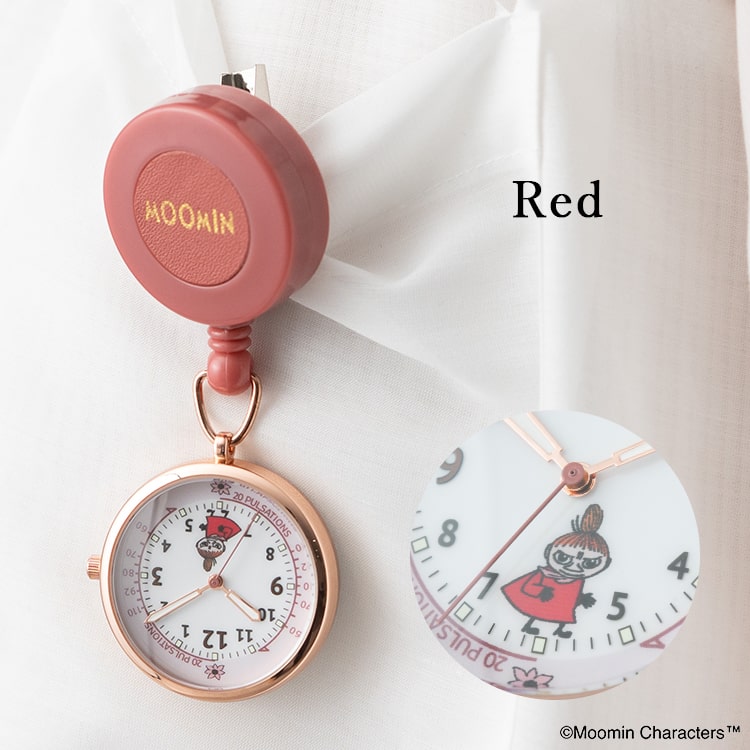 ナースウォッチ レディース ムーミン MOOMIN リール付き 懐中時計 看護