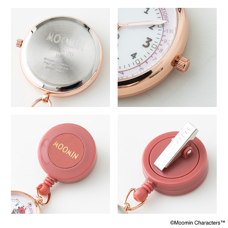 ナースウォッチ レディース ムーミン MOOMIN リール付き 懐中時計 看護
