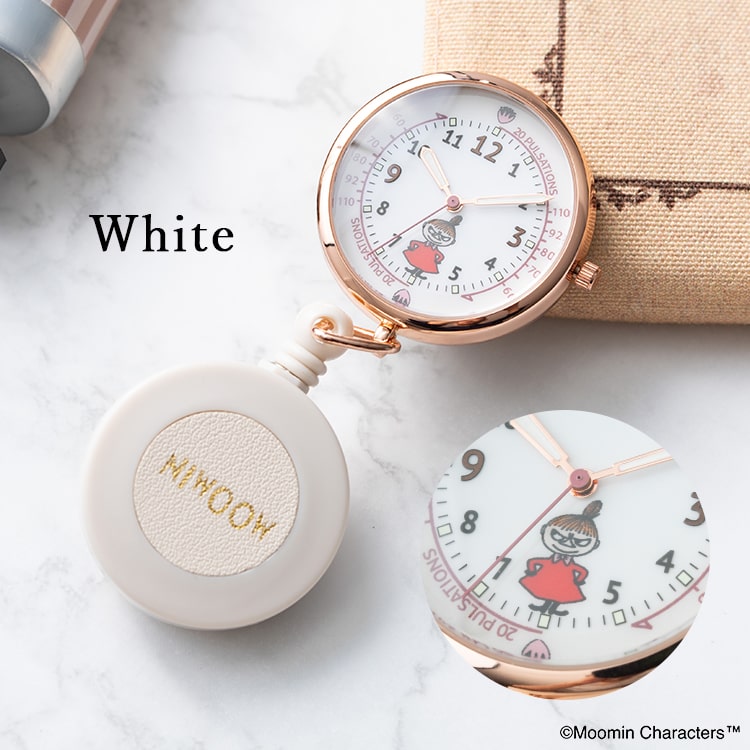 ナースウォッチ レディース ムーミン MOOMIN リール付き 懐中時計 看護
