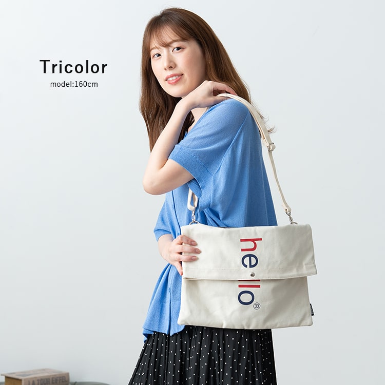 ショルダーバッグ レディース ブランド アネロ anello a4 大容量 3way クラッチバッグ 斜め掛け キャンバス 布 大人 おしゃれ かわいい HELLO 軽量 通勤 通学 仕事 学生 かぶせ フラップ プレゼント ギフト