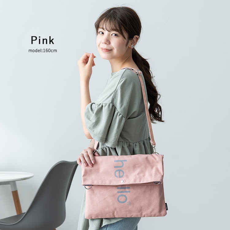 ショルダーバッグ レディース ブランド アネロ anello a4 大容量 3way クラッチバッグ 斜め掛け キャンバス 布 大人 おしゃれ かわいい HELLO 軽量 通勤 通学 仕事 学生 かぶせ フラップ プレゼント ギフト