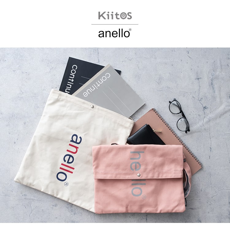 ショルダーバッグ レディース ブランド アネロ anello a4 大容量 3way クラッチバッグ 斜め掛け キャンバス 布 大人 おしゃれ かわいい HELLO 軽量 通勤 通学 仕事 学生 かぶせ フラップ プレゼント ギフト