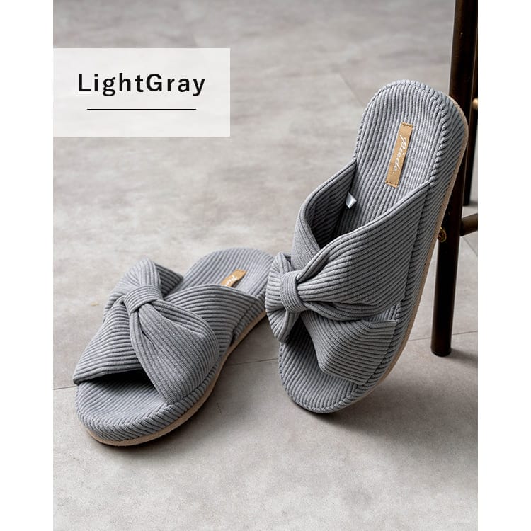 スリッパ レディース ルームシューズ 前開き 室内履き リボン おしゃれ 洗える 軽量 クッション 通気性 北欧 かわいい ルームスリッパ プレゼント ギフト