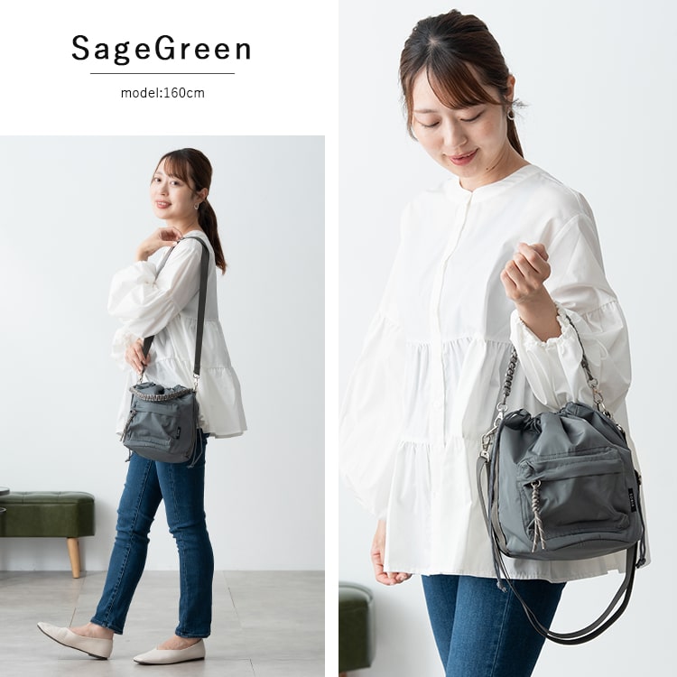 ショルダーバッグ レディース 斜め掛け 大人 巾着 小さめ 2way トート a5 ペットボトル マチ広 軽量 ドロスト ブランド コード編みハンドル ちょうどいいサイズ感 通勤 通学 学生 ナイロン プレゼント ギフト