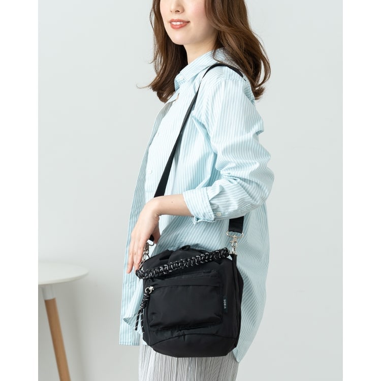 ショルダーバッグ レディース 斜め掛け 大人 巾着 小さめ 2way トート a5 ペットボトル マチ広 軽量 ドロスト ブランド コード編みハンドル ちょうどいいサイズ感 通勤 通学 学生 ナイロン プレゼント ギフト