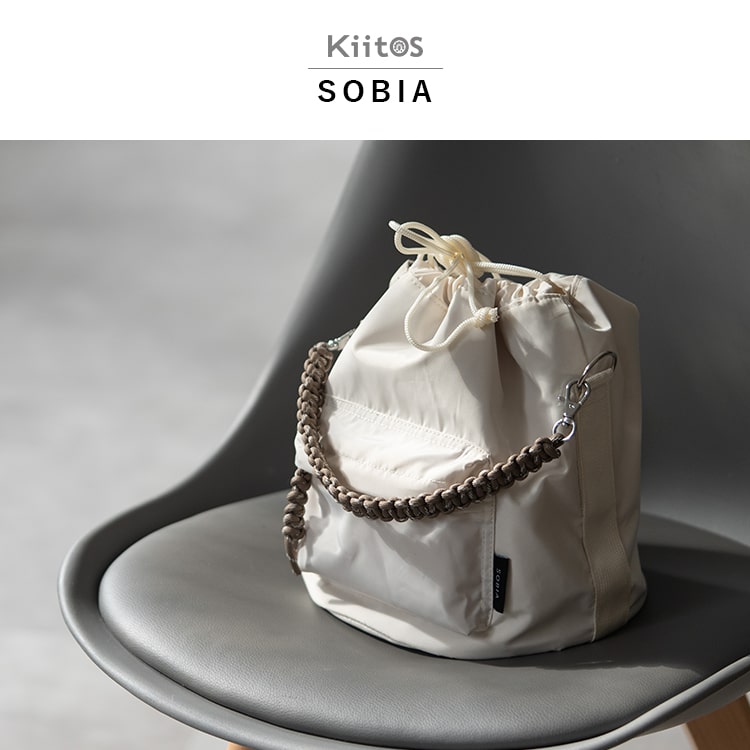 【オーダー品】トートバッグ　巾着バッグ　ドリンクホルダー ポリ巾着トート（L）｜ノベルティ・物販・記念品などの名入れ制作なら