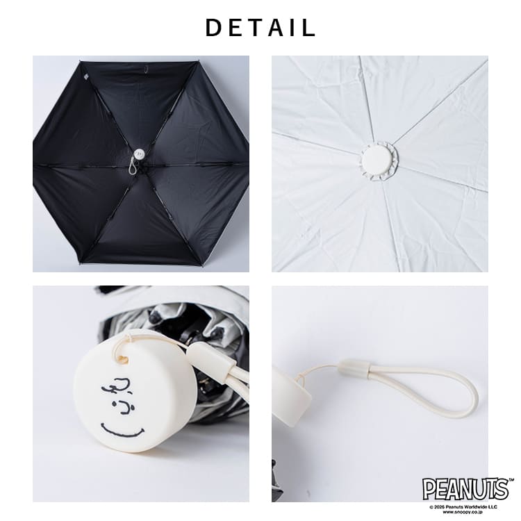 日傘 折りたたみ スヌーピー 完全遮光 UVカット100% 晴雨兼用 軽量 コンパクト 遮熱 50cm 撥水 レディース おしゃれ かわいい キャラクター PEANUTS プレゼント ギフト