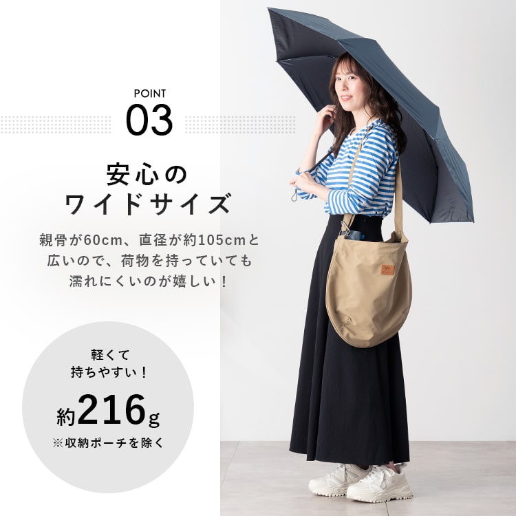 日傘 メンズ レディース 折りたたみ 60cm 遮光100％ UV 晴雨兼用 ブランド innovator イノベーター ポーチ付き 遮熱 撥水加工 upf50+ スリム コンパクト かわいい おしゃれ 日焼け対策 紫外線対策 6本骨 プレゼント ギフト