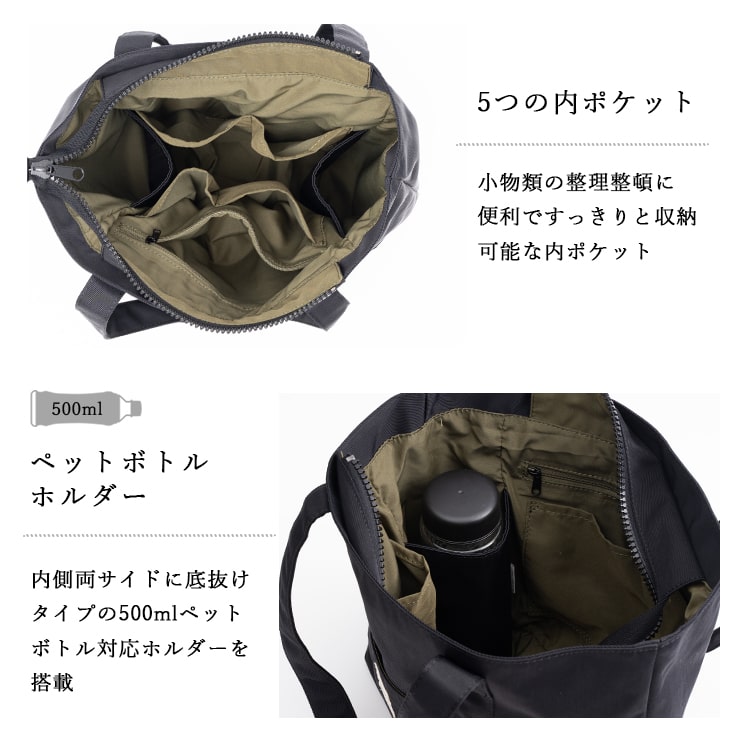 トートバッグ レディース ブランド アネロ anello a4 大容量 撥水 軽量 かわいい おしゃれ 大きめ ファスナー付き 通勤 通学 旅行 マザーズバッグ ペットボトル プレゼント ギフト