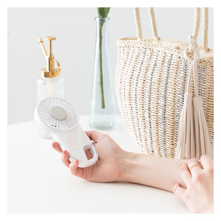 ハンディファン 冷却プレート 首掛け カラビナ 扇風機 小型 手持ち オーロラ マーブル かわいい おしゃれ 涼しい 大人 女性 軽量 3段階調整風量 コンパクト 薄型 usb充電 2025 プレゼント ギフト 6カ月のメーカー保証