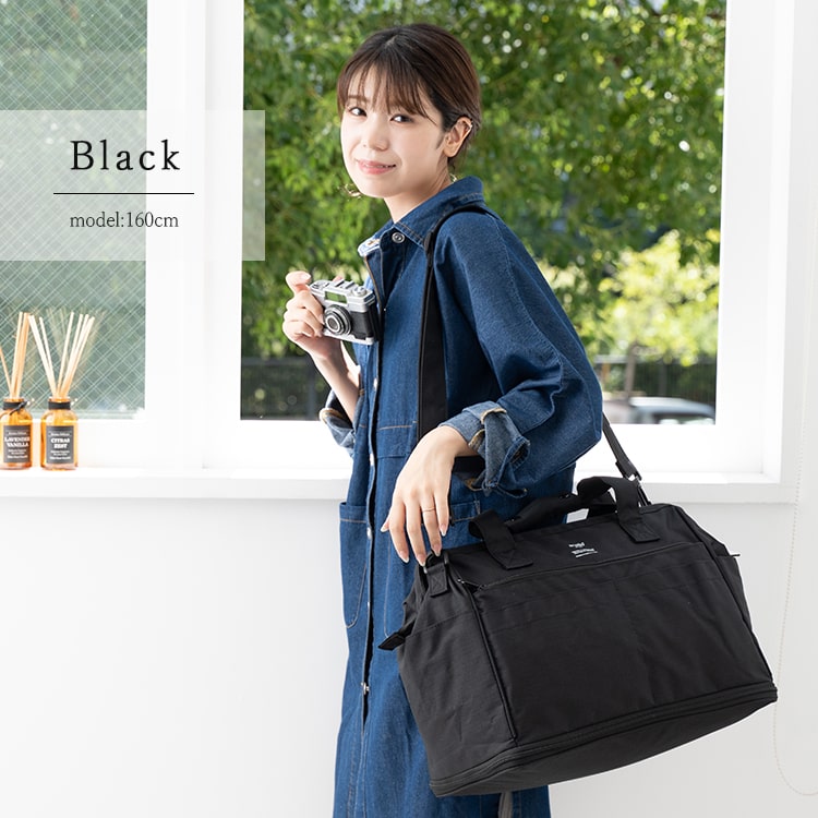 ボストンバッグ レディース anello アネロ ブランド 大容量 拡張 2way