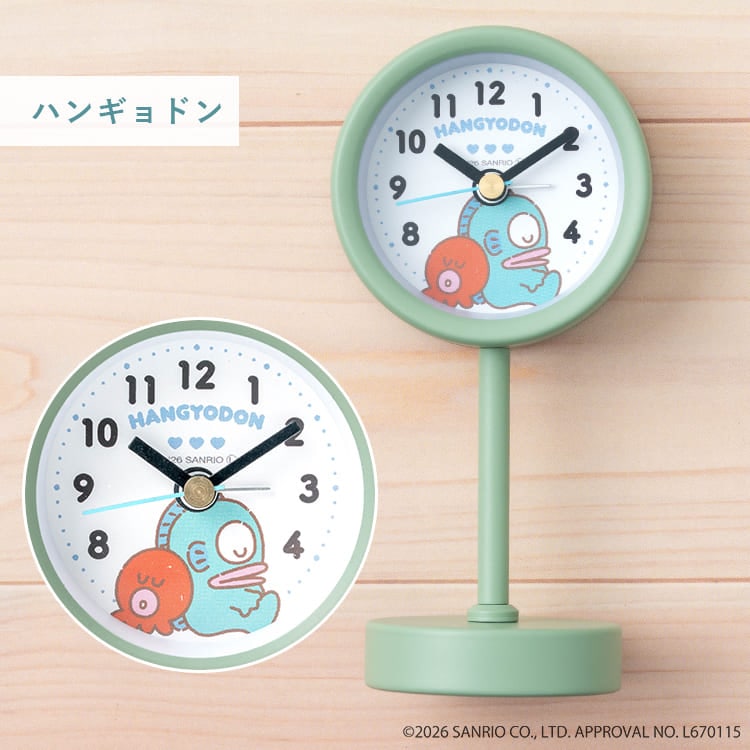 置き時計 目覚まし時計 サンリオキャラクターズ スタンドクロック
