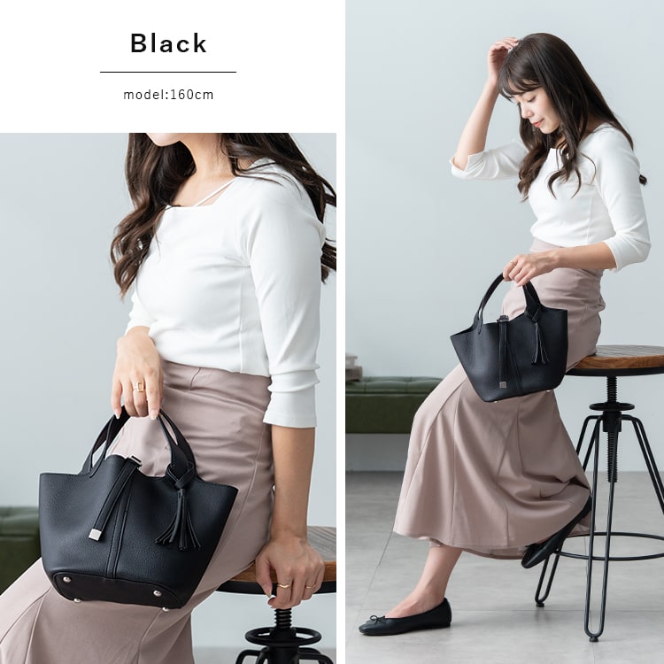 トートバッグ レディース 小さめ ハンドバッグ 合皮 タッセル付き ミニトートバッグ b6 軽量 マチ広 底鋲 自立 ペットボトル 上品 大人 おしゃれ かわいい 通勤 通学 プレゼント ギフト