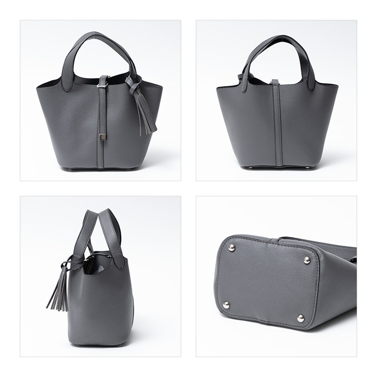 トートバッグ レディース 小さめ ハンドバッグ 合皮 タッセル付き ミニトートバッグ b6 軽量 マチ広 底鋲 自立 ペットボトル 上品 大人 おしゃれ かわいい 通勤 通学 プレゼント ギフト