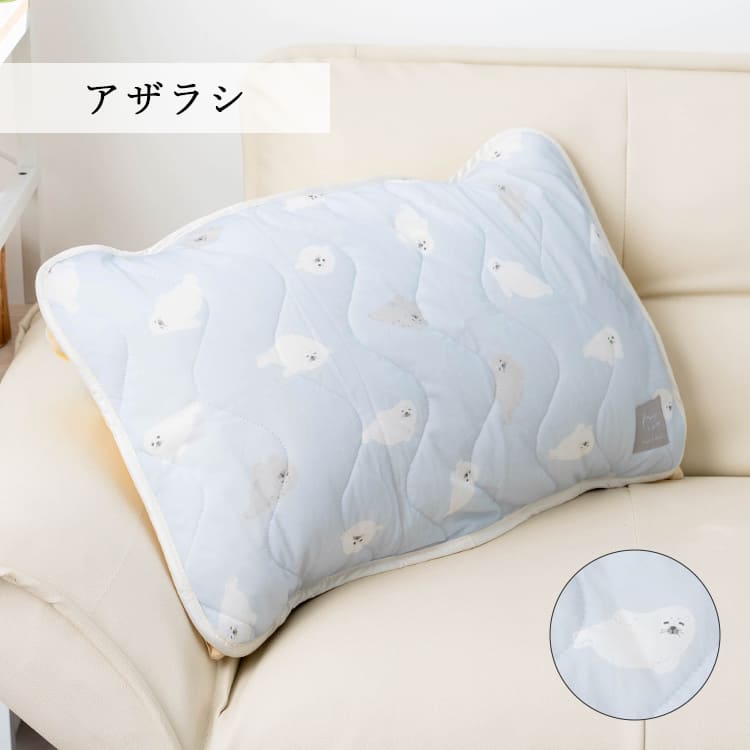枕パッド 43×63cm 接触冷感 ピローパッド ひんやり 冷たい クール 冷感