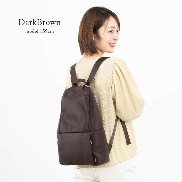 リュック レディース 通勤 通学 Mihabag 自分の身幅に収まる鞄 スリム 軽量 かわいい おしゃれ Legato Largo リュックサック 無地 合皮 ビジネス バッグ リュック 神戸岡本kiitos