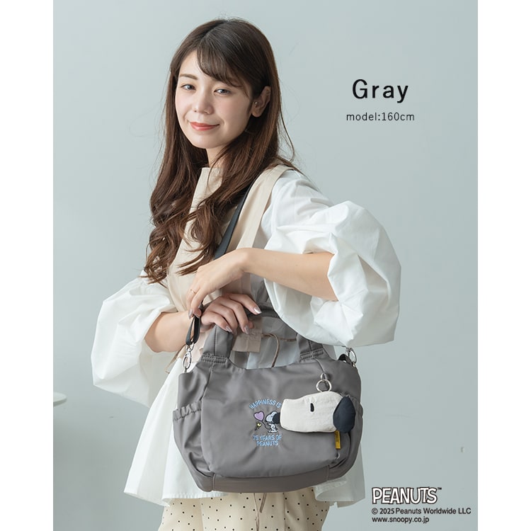 トートバッグ レディース 小さめ 2way ショルダーバッグ ブランド イザック スヌーピー SNOOPY 刺繍 ミニショルダーバッグ 斜め掛け 大人 かわいい おしゃれ 軽量 撥水 ポーチ付き ファスナー付き a5 ペットボトル キャラクター ランチバッグ 通勤 通学 プレゼント ギフト