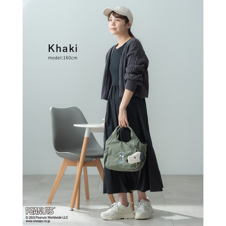 トートバッグ レディース 小さめ 2way ショルダーバッグ ブランド イザック スヌーピー SNOOPY 刺繍 ミニショルダーバッグ 斜め掛け 大人 かわいい おしゃれ 軽量 撥水 ポーチ付き ファスナー付き a5 ペットボトル キャラクター ランチバッグ 通勤 通学 プレゼント ギフト