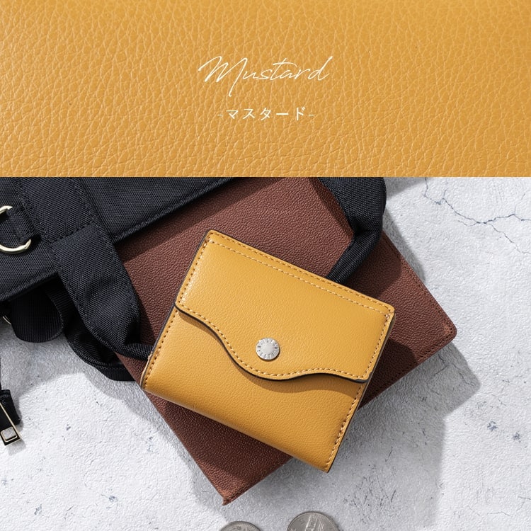 財布 レディース 二つ折り 小さい 薄い コンパクト ブランド Legato Largo レガートラルゴ うすい財布 薄型 ウォレット かわいい おしゃれ box型 小銭入れ カード 軽量 スリム 小さめ ミニ財布 母の日 ギフト プレゼント