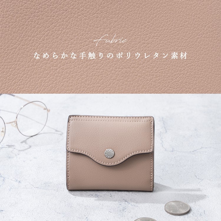 財布 レディース 二つ折り 小さい 薄い コンパクト ブランド Legato Largo レガートラルゴ うすい財布 薄型 ウォレット かわいい おしゃれ box型 小銭入れ カード 軽量 スリム 小さめ ミニ財布 母の日 ギフト プレゼント